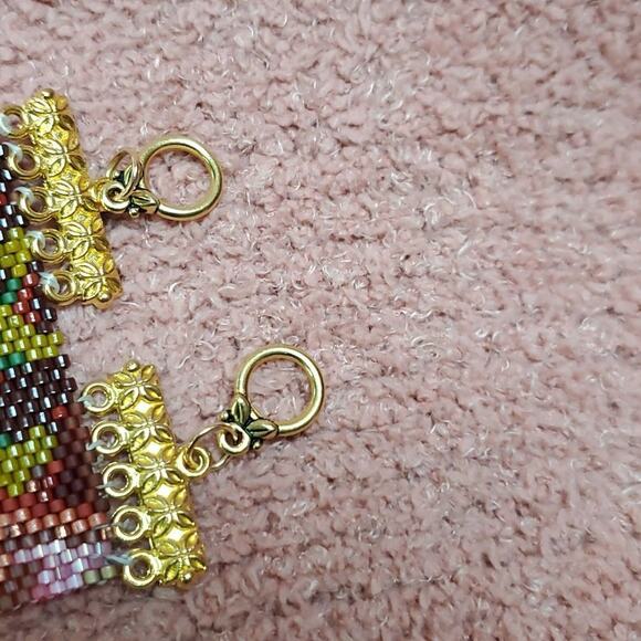 Beautifully handmade Victorian Roses bracelet high quality Miyuki Delica beads - Picture 6 of 8